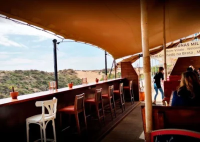 Balcón vista interior montaje permanente