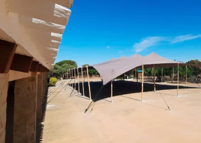 carpa beduina cobertura sol