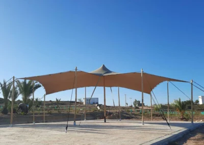 Carpa Beduina en base de hormigon