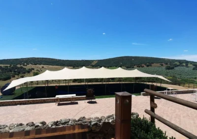 carpa tensada permanente de mas de 400m2
