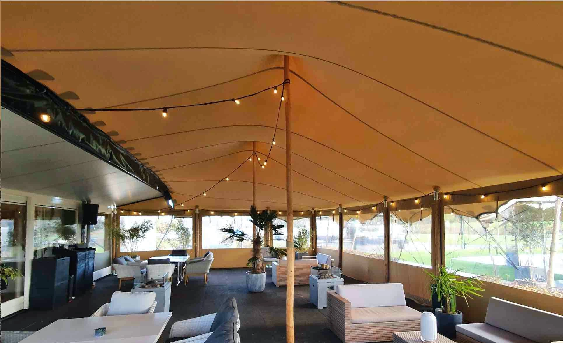 Cerramientos para Carpas Beduinas en terraza