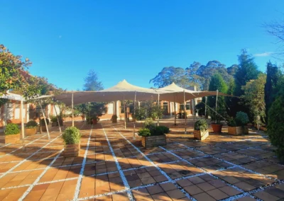 Cobertura permanente patio