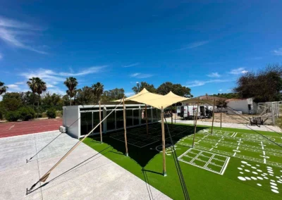 Espacio descanso carpa beduina