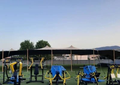 Espacio multiusos carpa tensada