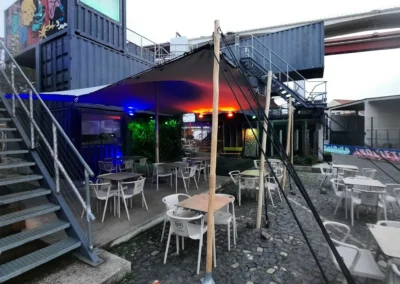 Esquina Montaje tipo toldo terraza