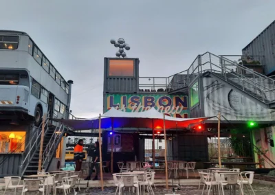Exterior carpa terraza