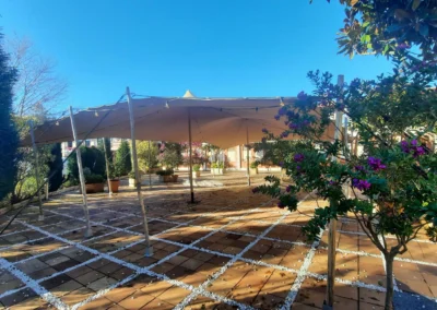 Vista panorámica carpa